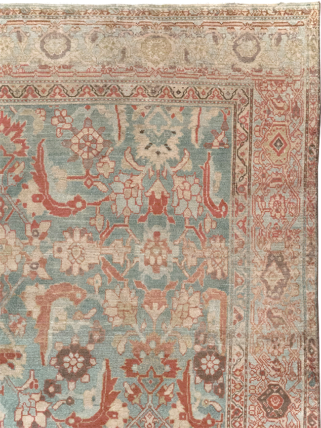Vintage Persian Malayer Gallery Carpet, No.24674 - Staging