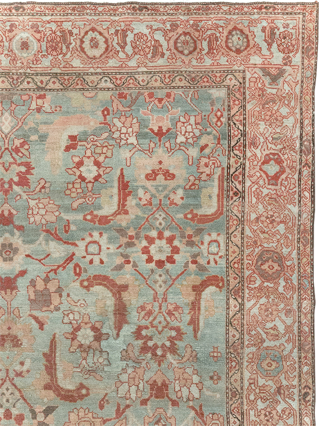 Vintage Persian Malayer Gallery Carpet, No.24674 - Staging