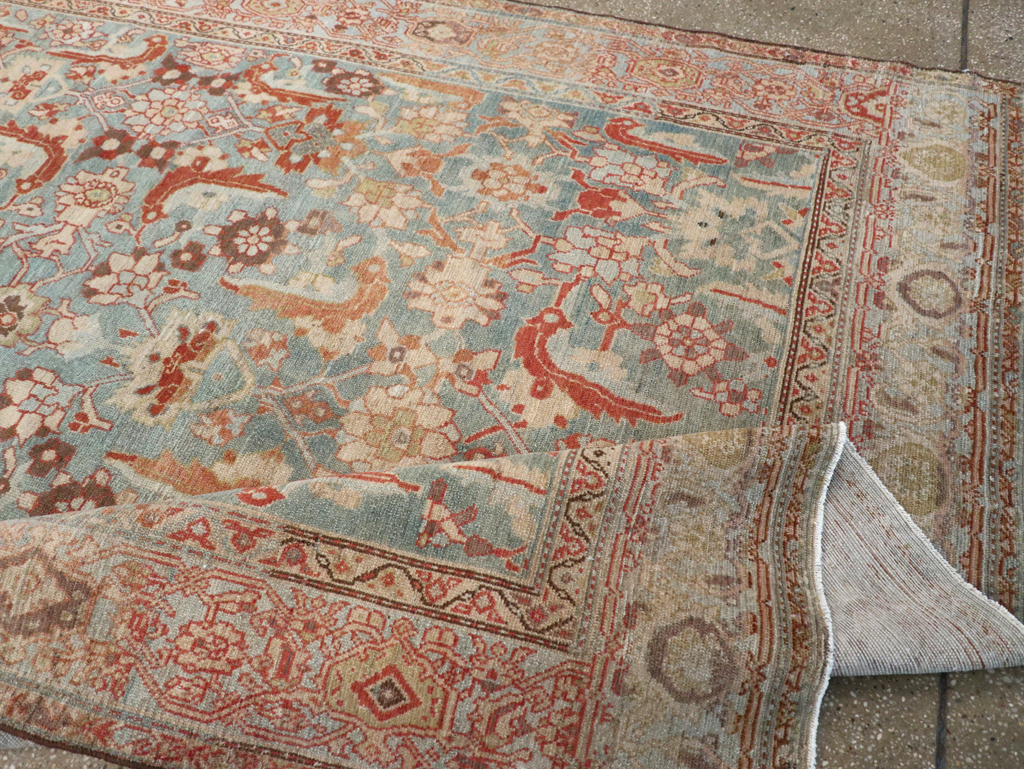 Vintage Persian Malayer Gallery Carpet, No.24674 - Staging