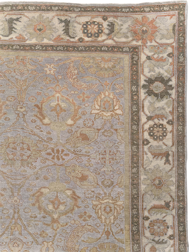 Antique Persian Mahal Carpet, No.24697 - Staging
