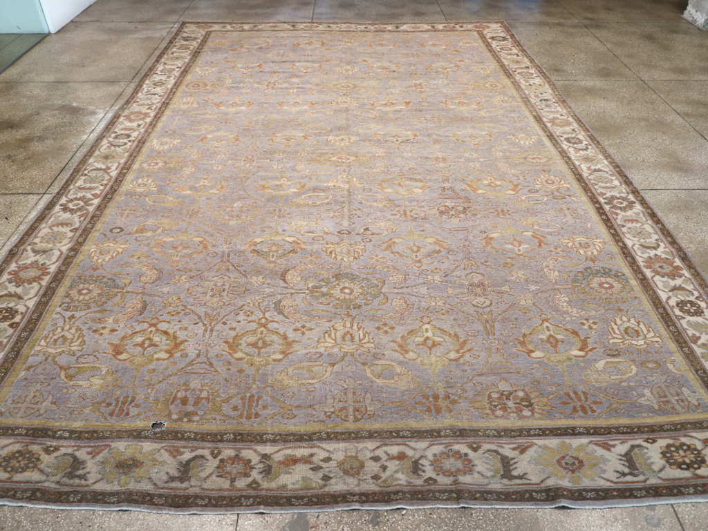Antique Persian Mahal Carpet, No.24697 - Staging