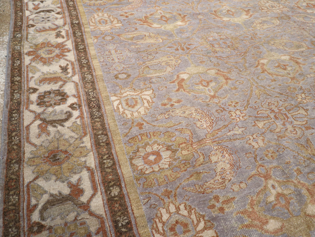 Antique Persian Mahal Carpet, No.24697 - Staging