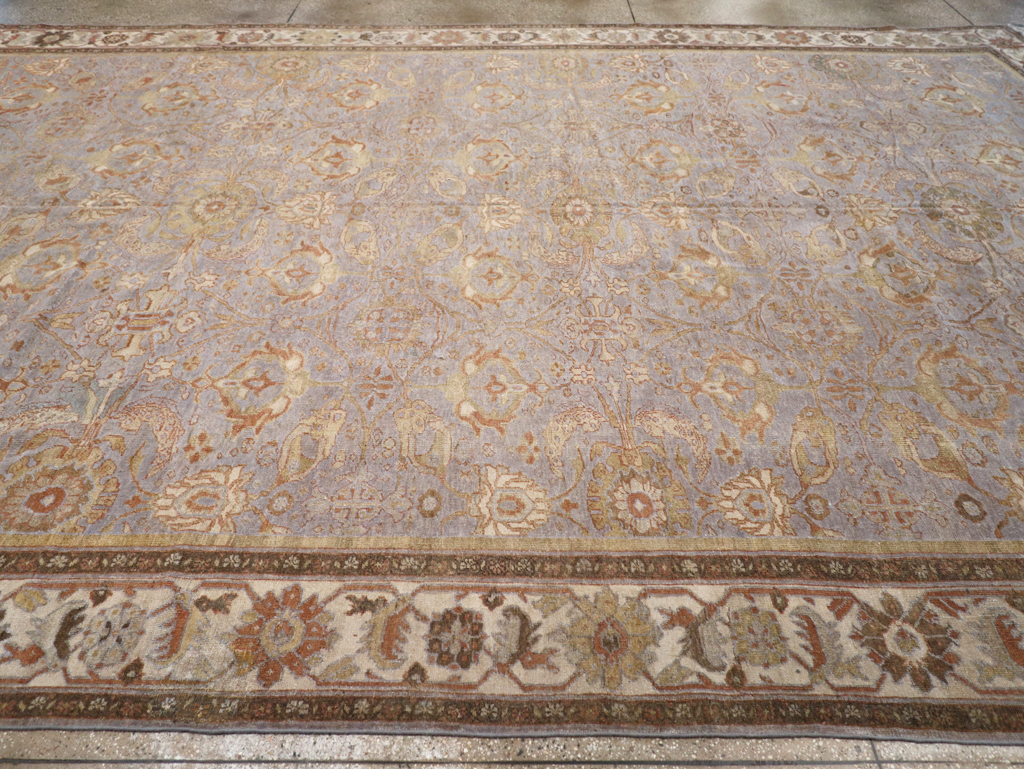 Antique Persian Mahal Carpet, No.24697 - Staging