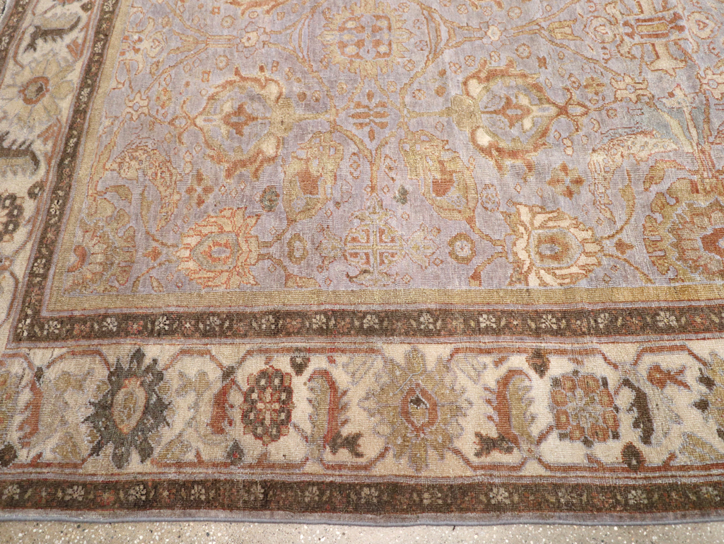 Antique Persian Mahal Carpet, No.24697 - Staging