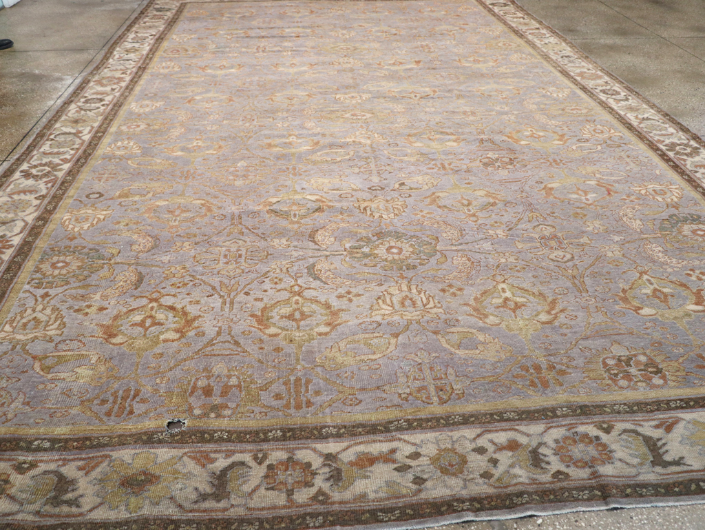 Antique Persian Mahal Carpet, No.24697 - Staging