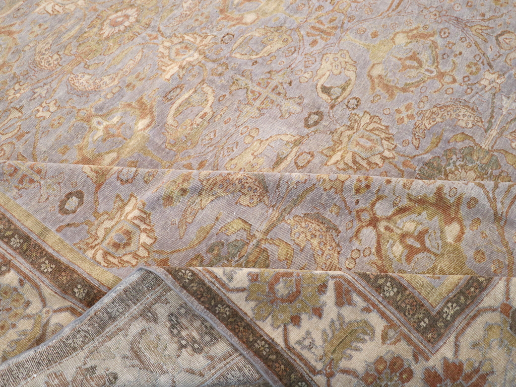 Antique Persian Mahal Carpet, No.24697 - Staging