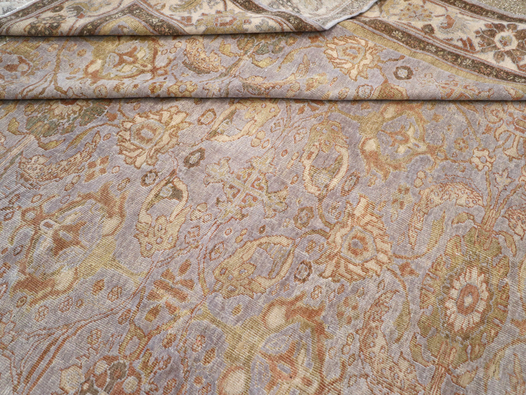 Antique Persian Mahal Carpet, No.24697 - Staging