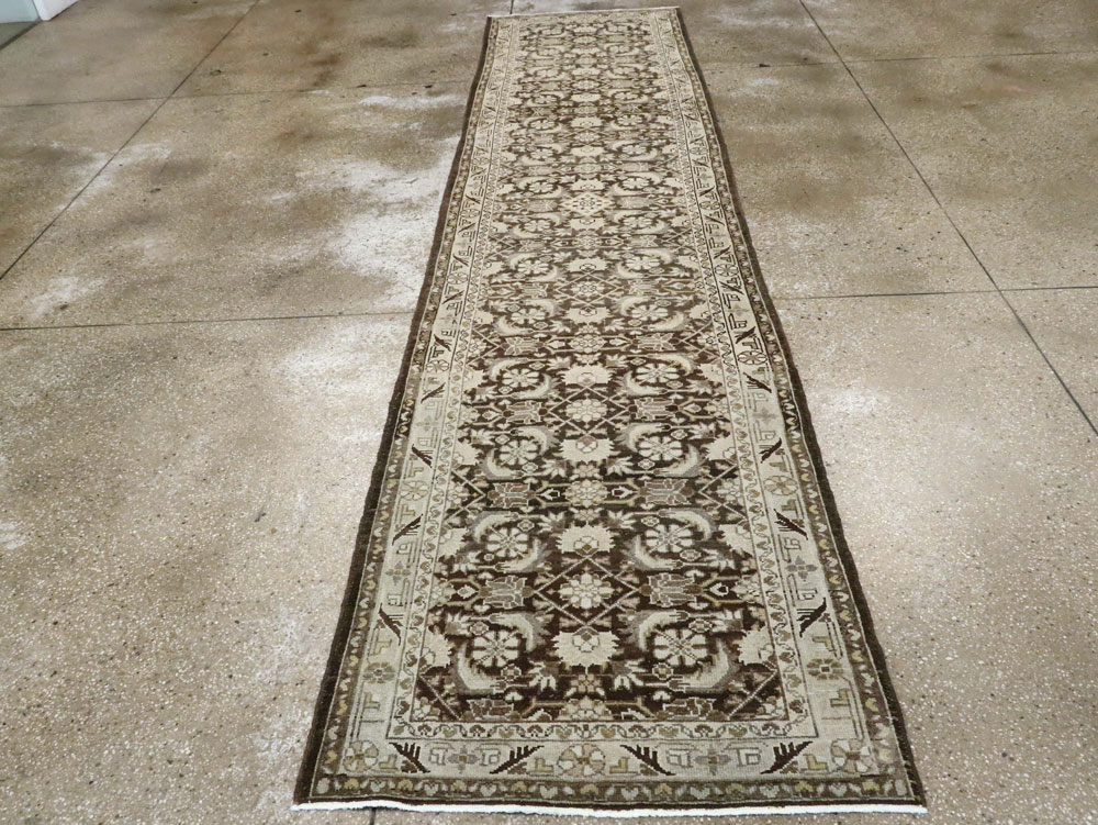 Vintage Persian Malayer Runner, No.24703 - Staging