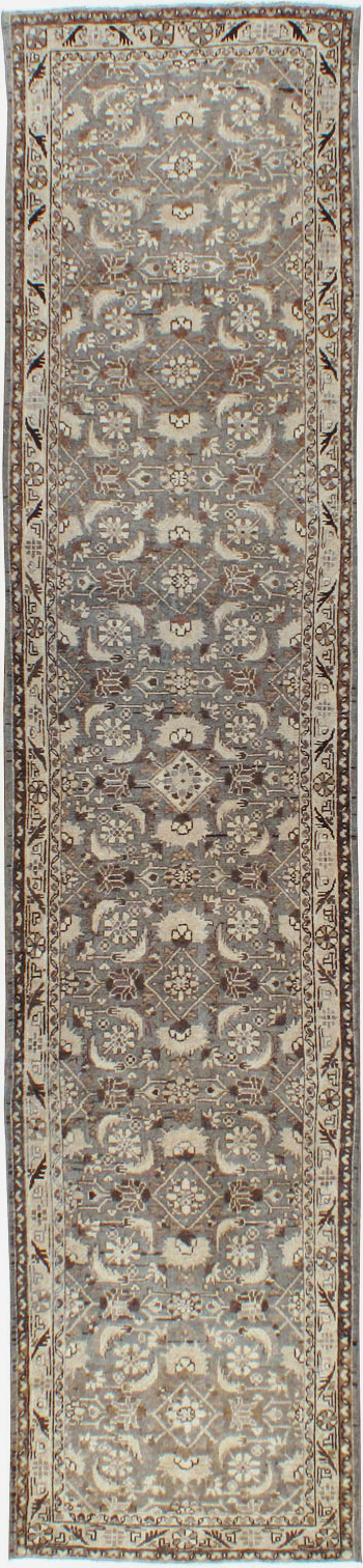 Vintage Persian Malayer Runner, No.24704 - Staging
