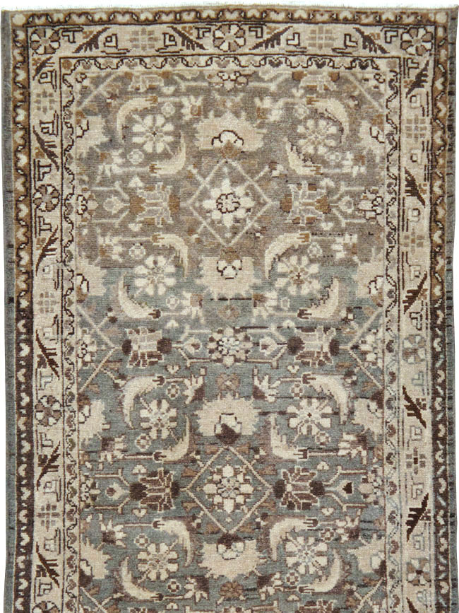 Vintage Persian Malayer Runner, No.24704 - Staging