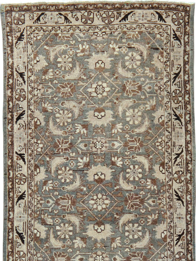 Vintage Persian Malayer Runner, No.24704 - Staging