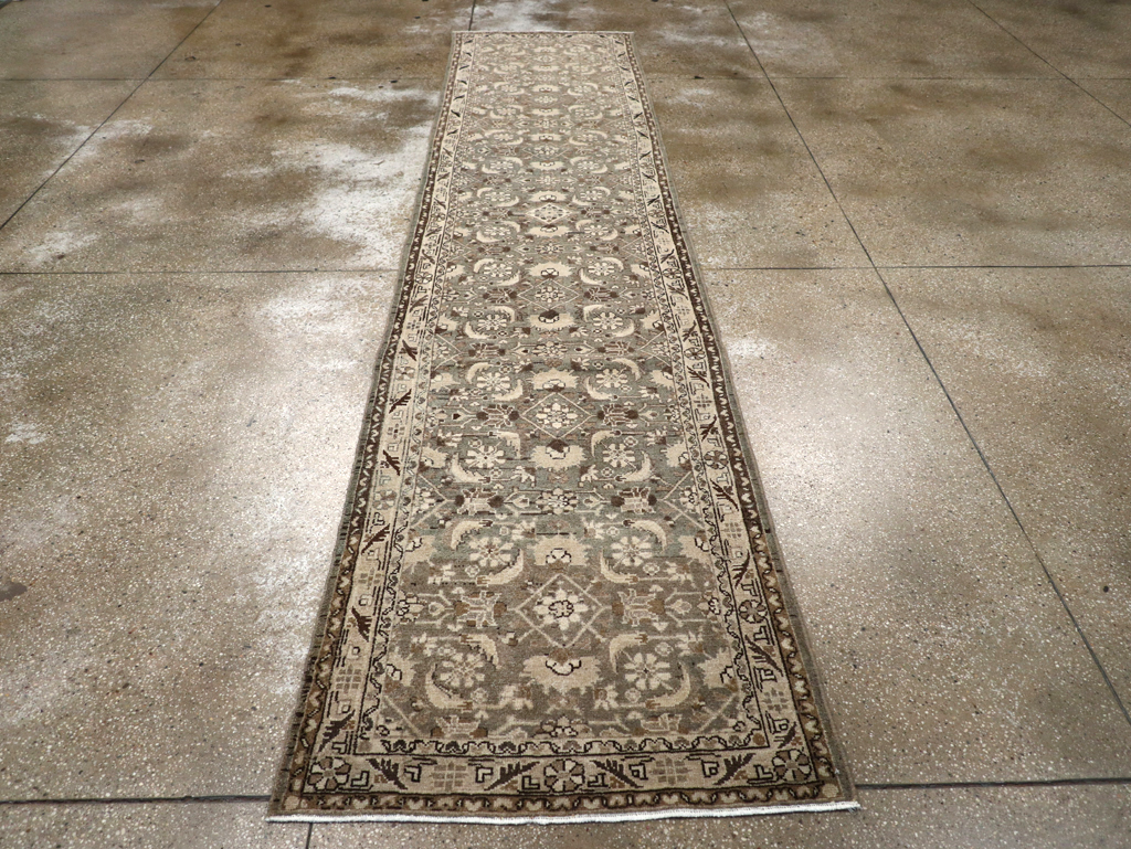 Vintage Persian Malayer Runner, No.24704 - Staging
