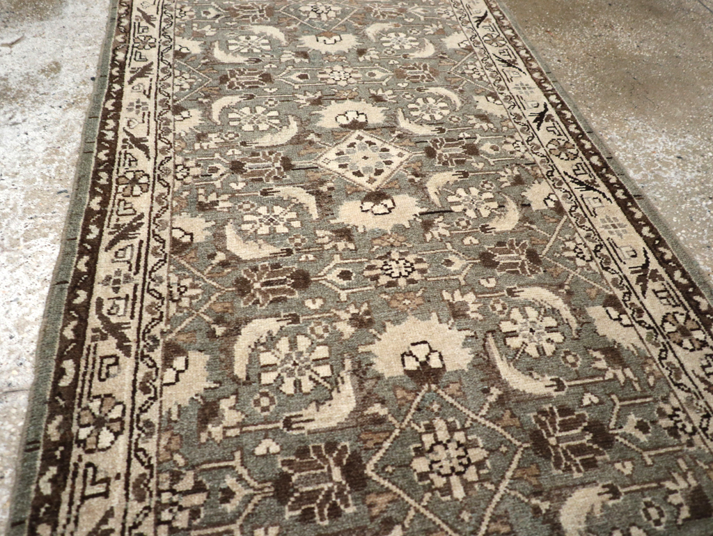 Vintage Persian Malayer Runner, No.24704 - Staging