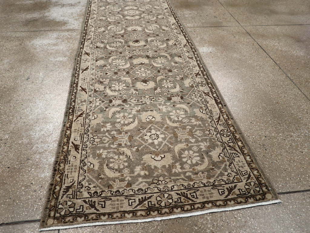Vintage Persian Malayer Runner, No.24704 - Staging