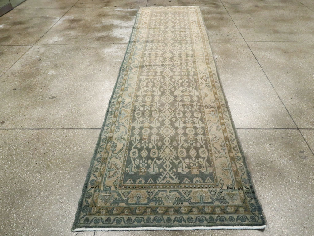 Vintage Persian Malayer Runner, No.24705 - Staging