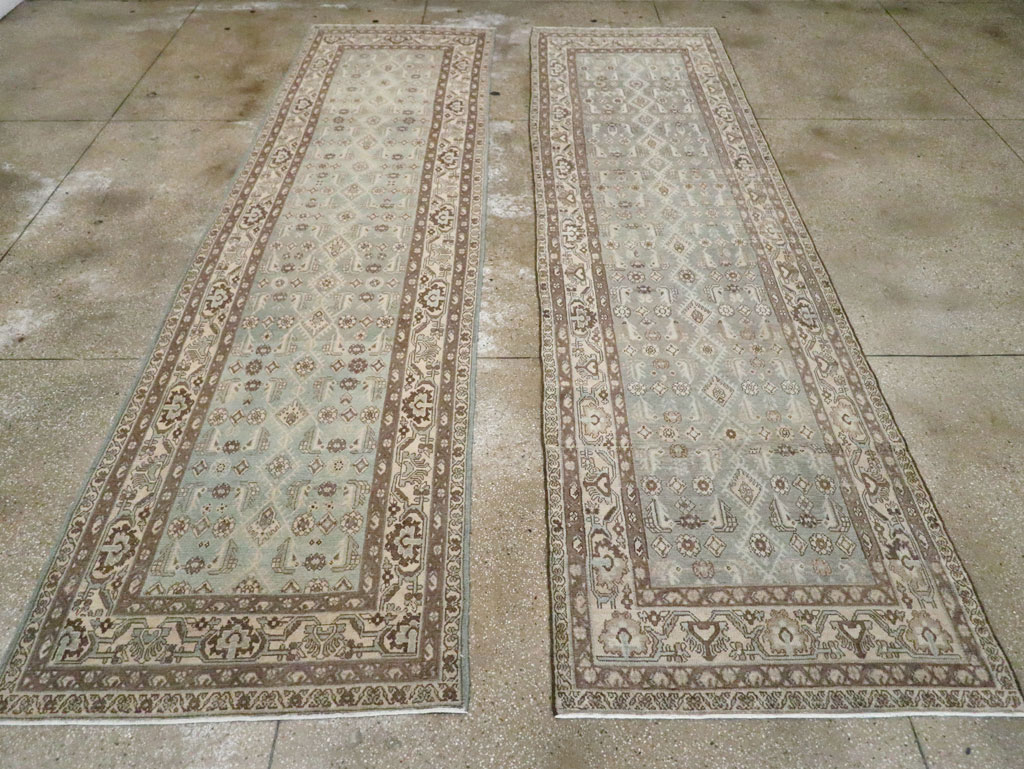 Vintage Persian Malayer Runner (Pair: 1 of 2), No.24707 - Staging