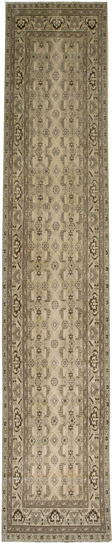 Vintage Persian Malayer Runner, No.24708 - Staging