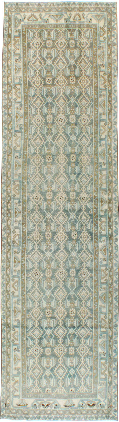 Vintage Persian Malayer Runner, No.24709 - Staging
