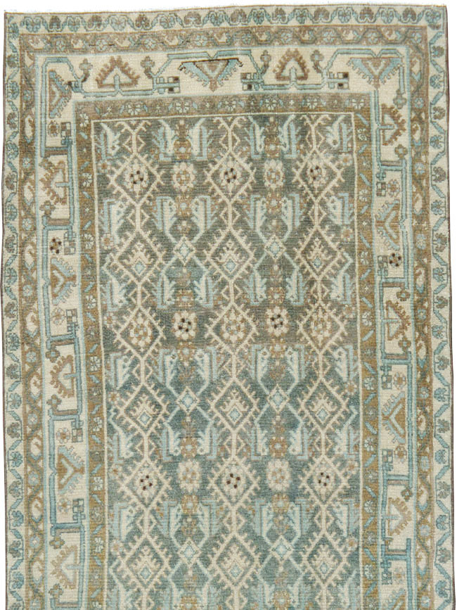 Vintage Persian Malayer Runner, No.24709 - Staging