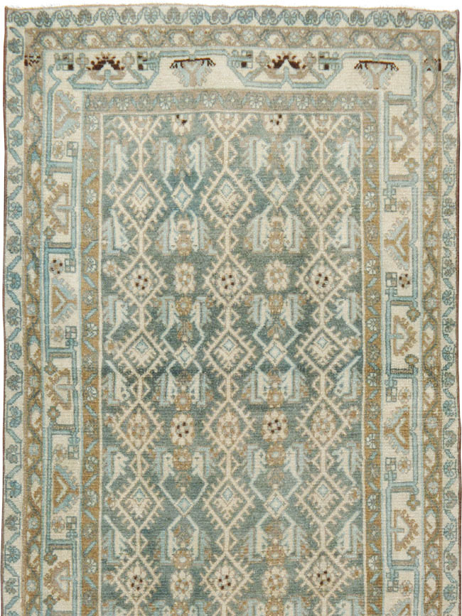 Vintage Persian Malayer Runner, No.24709 - Staging
