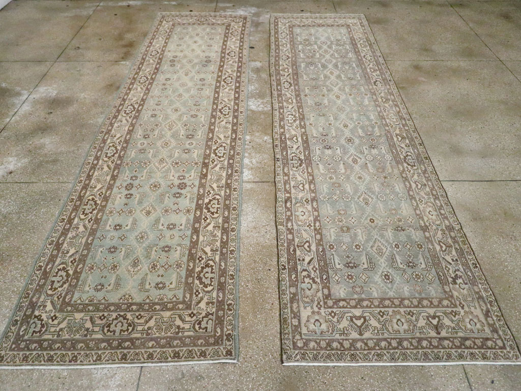 Vintage Persian Malayer Runner (Pair: 2 of 2), No.24713 - Staging