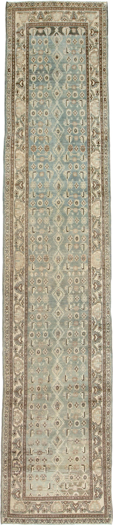 Vintage Persian Malayer Runner, No.24715 - Staging