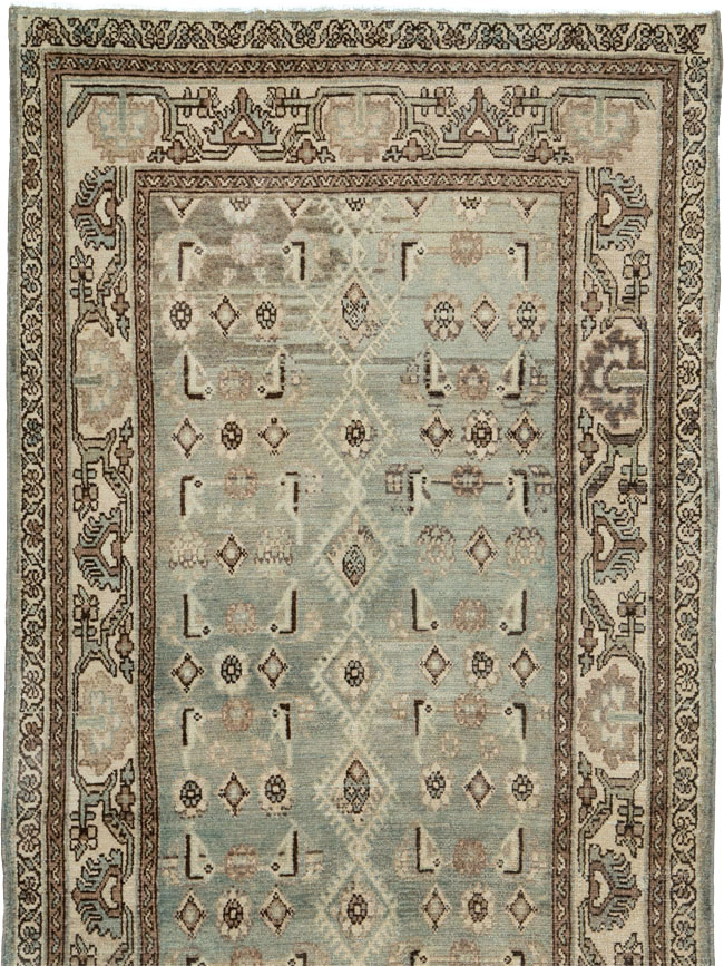 Vintage Persian Malayer Runner, No.24715 - Staging