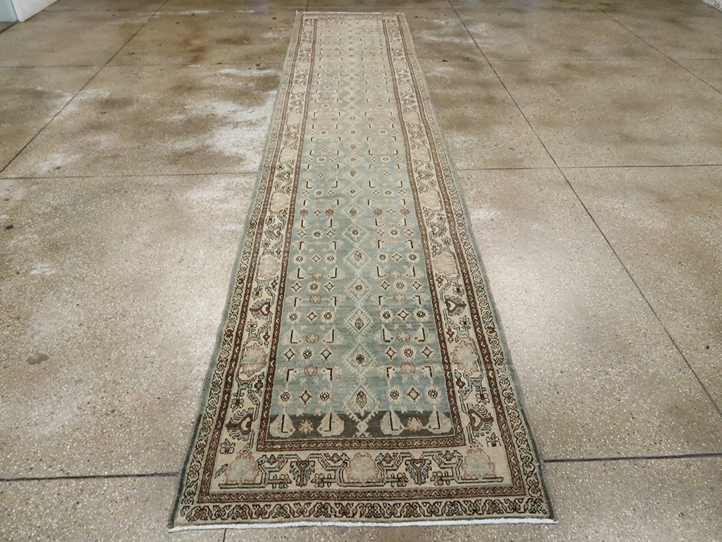 Vintage Persian Malayer Runner, No.24715 - Staging