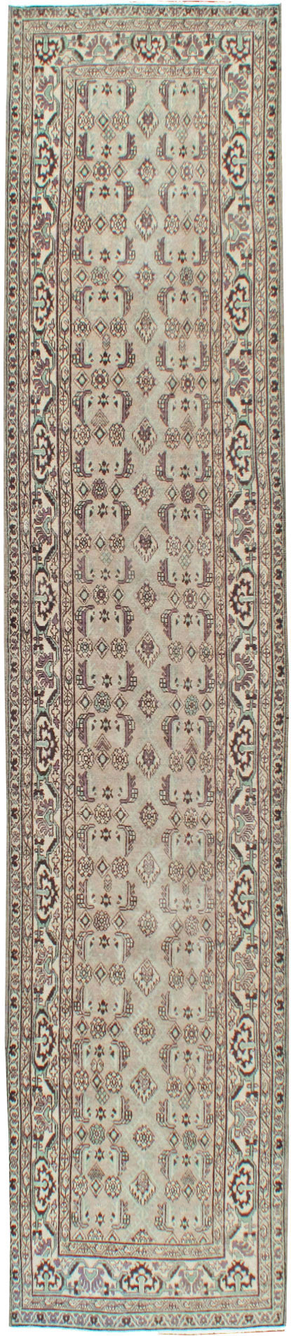 Vintage Perisan Malayer Runner (Pair: 1 of 2), No.24718 - Staging