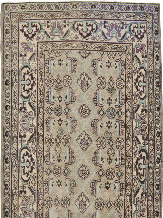Vintage Perisan Malayer Runner (Pair: 1 of 2), No.24718 - Staging