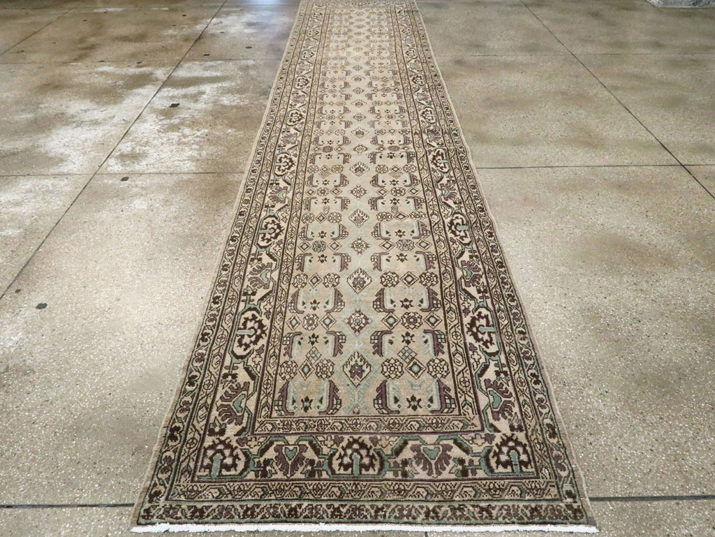 Vintage Perisan Malayer Runner (Pair: 1 of 2), No.24718 - Staging