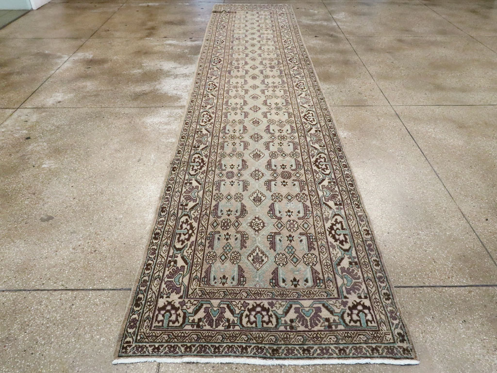 Vintage Persian Malayer Runner (Pair: 2 of 2), No.24719 - Staging