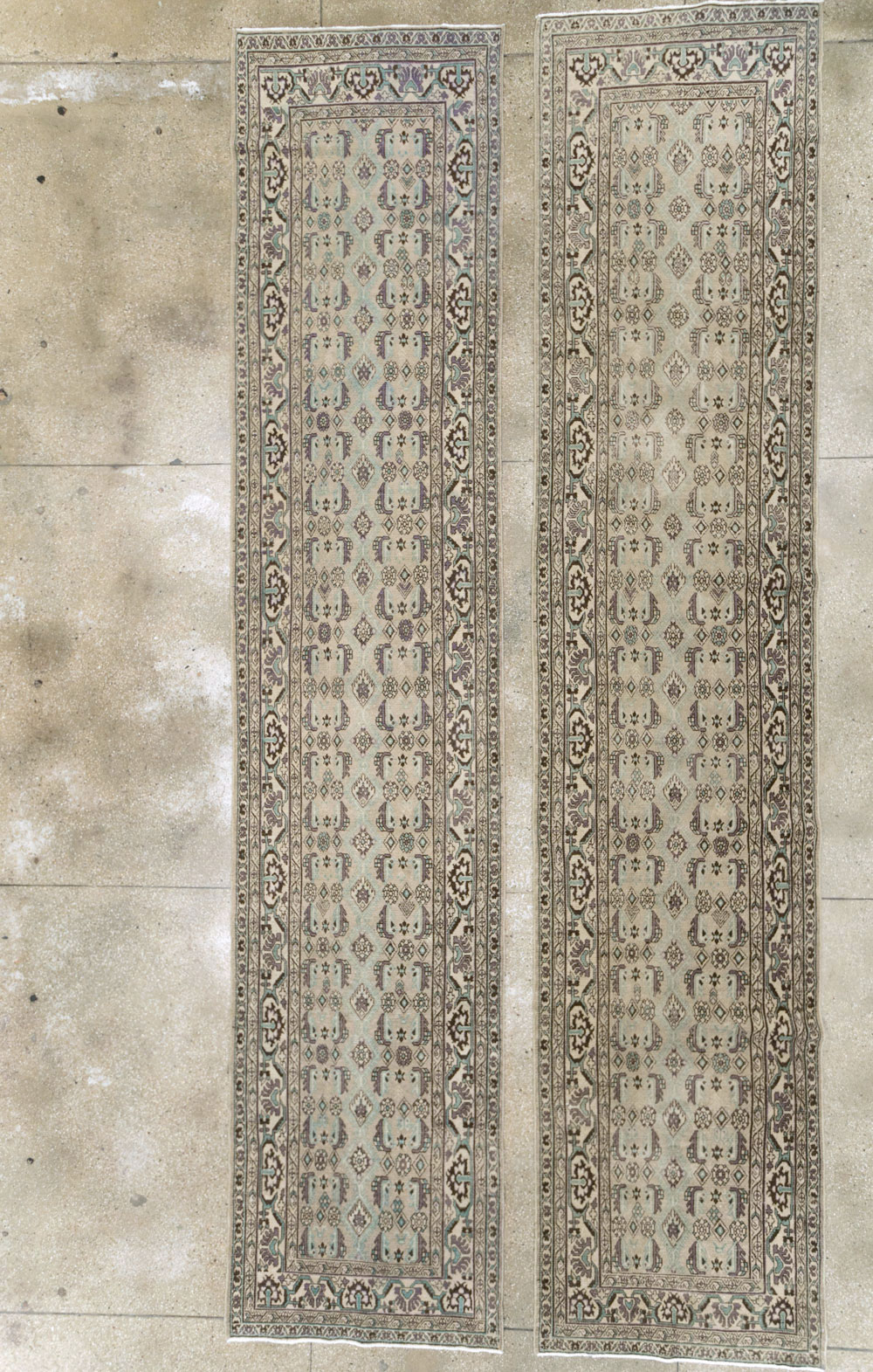 Vintage Persian Malayer Runner (Pair: 2 of 2), No.24719 - Staging