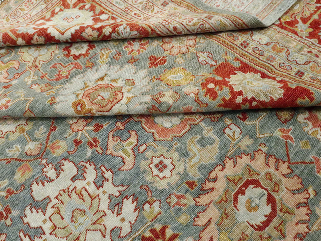 Antique Persian Mahal Carpet, No.24722 - Staging