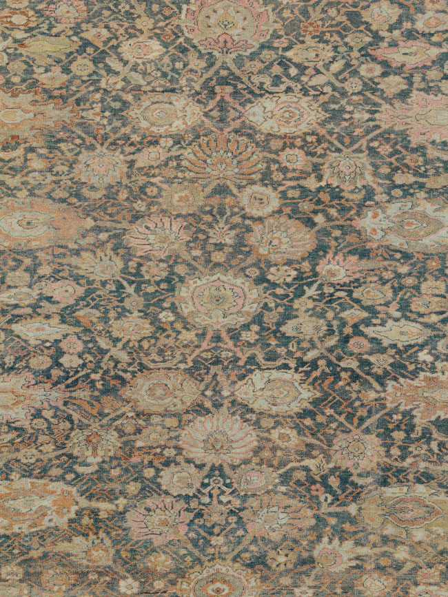 Antique Persian Sultanabad Carpet, No.24727 - Staging