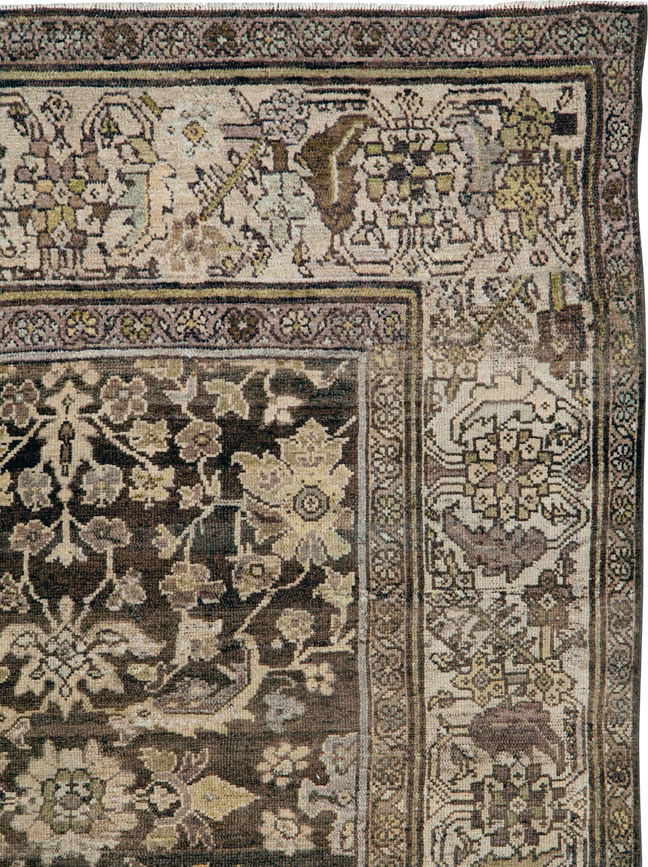 Vintage Persian Malayer Rug, No.24728 - Staging