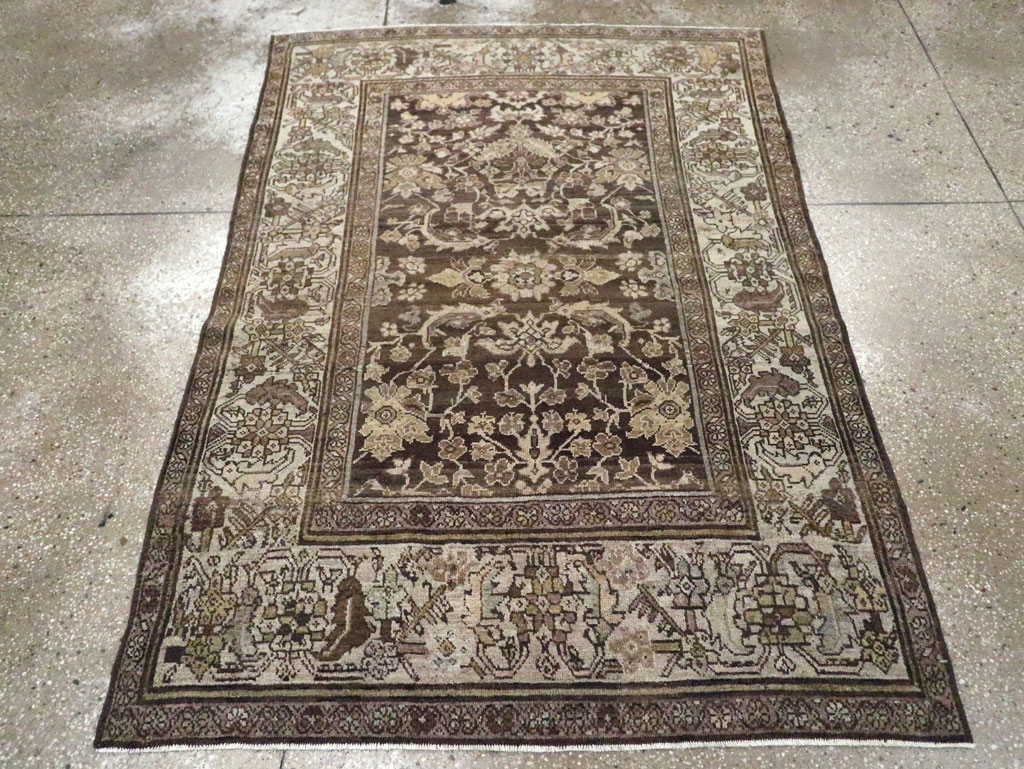 Vintage Persian Malayer Rug, No.24728 - Staging