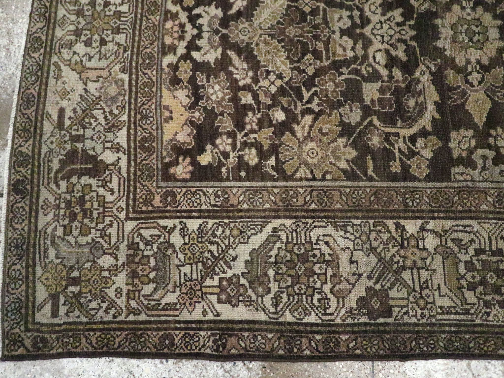 Vintage Persian Malayer Rug, No.24728 - Staging