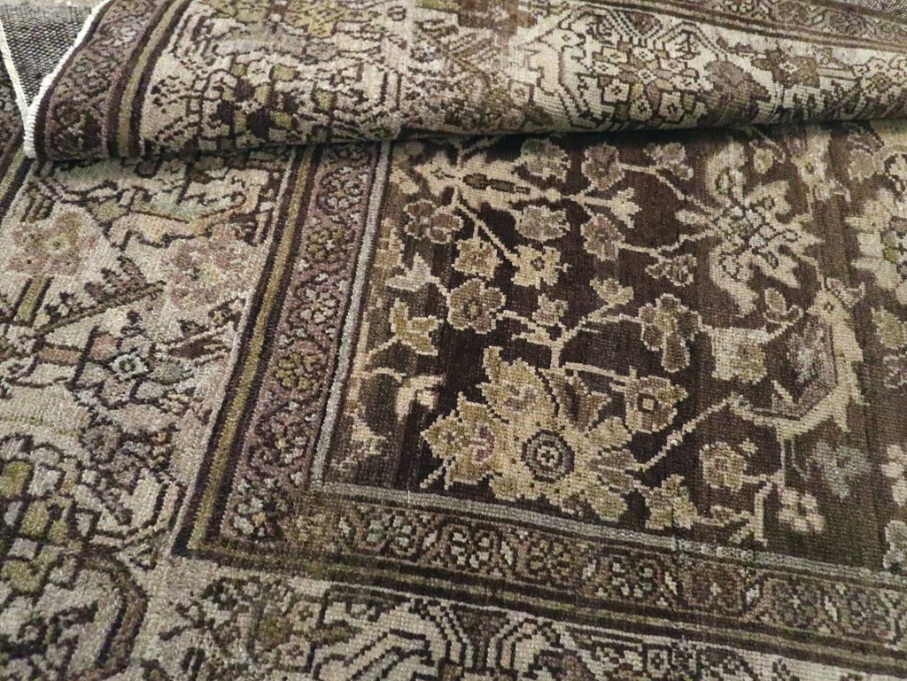 Vintage Persian Malayer Rug, No.24728 - Staging