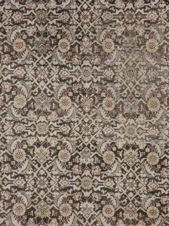 Antique Persian Malayer Gallery Carpet, No.24739 - Staging