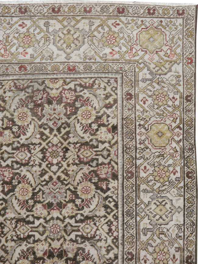 Antique Persian Malayer Gallery Carpet, No.24739 - Staging