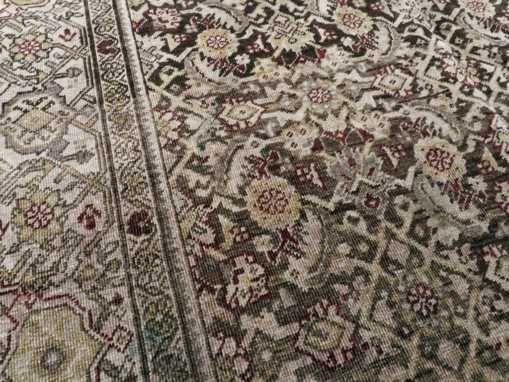 Antique Persian Malayer Gallery Carpet, No.24739 - Staging