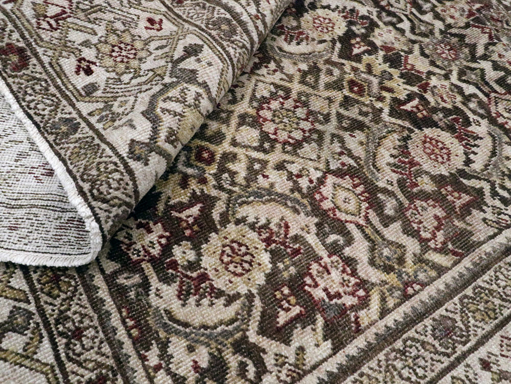 Antique Persian Malayer Gallery Carpet, No.24739 - Staging