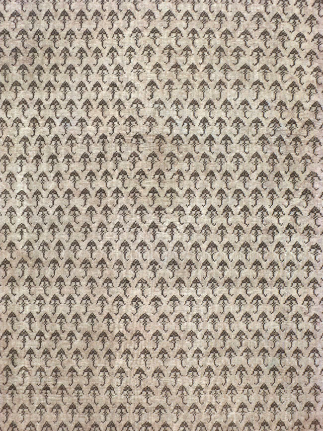 Vintage Persian Mahal Carpet, No.24740 - Staging