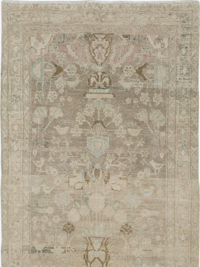 Vintage Persian Malayer Wide Gallery Runner, No.24753 - Staging