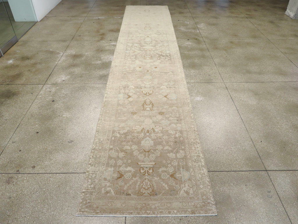 Vintage Persian Malayer Wide Gallery Runner, No.24753 - Staging