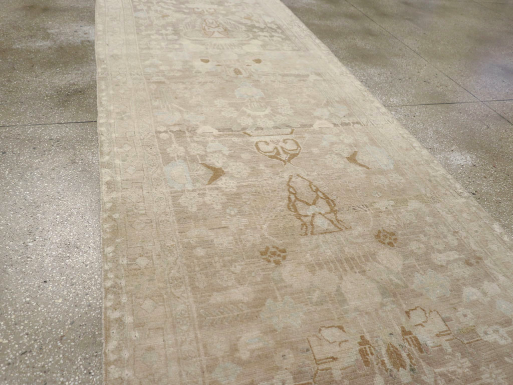 Vintage Persian Malayer Wide Gallery Runner, No.24753 - Staging