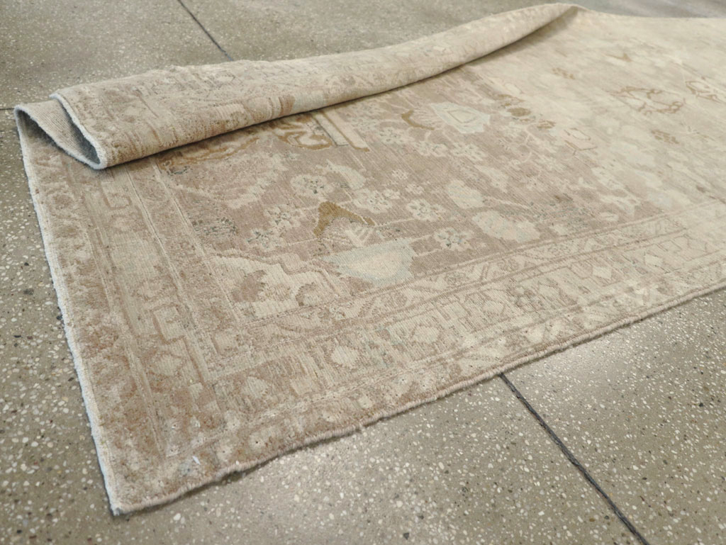 Vintage Persian Malayer Wide Gallery Runner, No.24753 - Staging