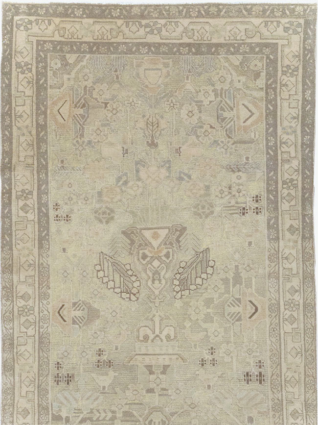 Vintage Persian Malayer Wide Gallery Runner, No.24754 - Staging