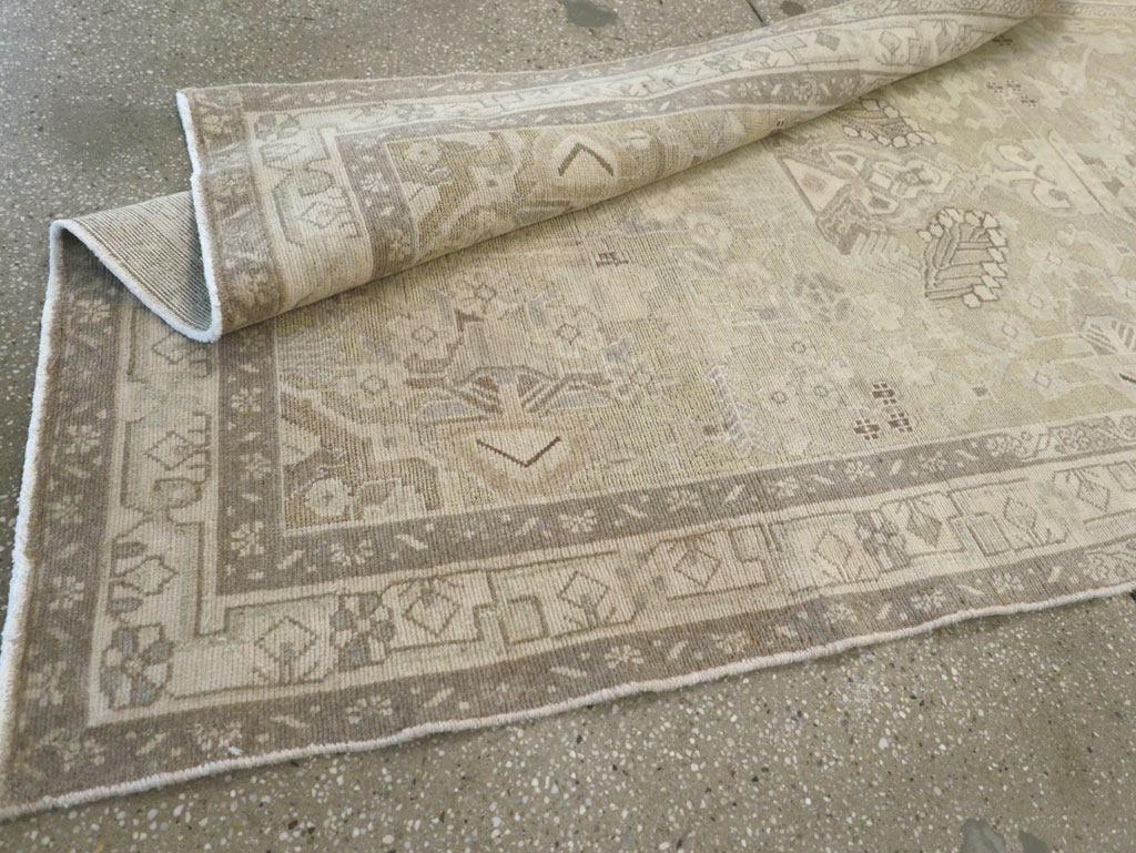 Vintage Persian Malayer Wide Gallery Runner, No.24754 - Staging